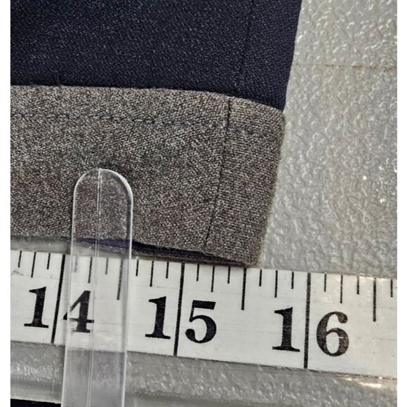 Anthropologie Womens 4 Leifsdottir Navy Gray Colorblock Pants - Picture 11 of 15